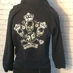 Victoria Secret Embellished Black Hoodie